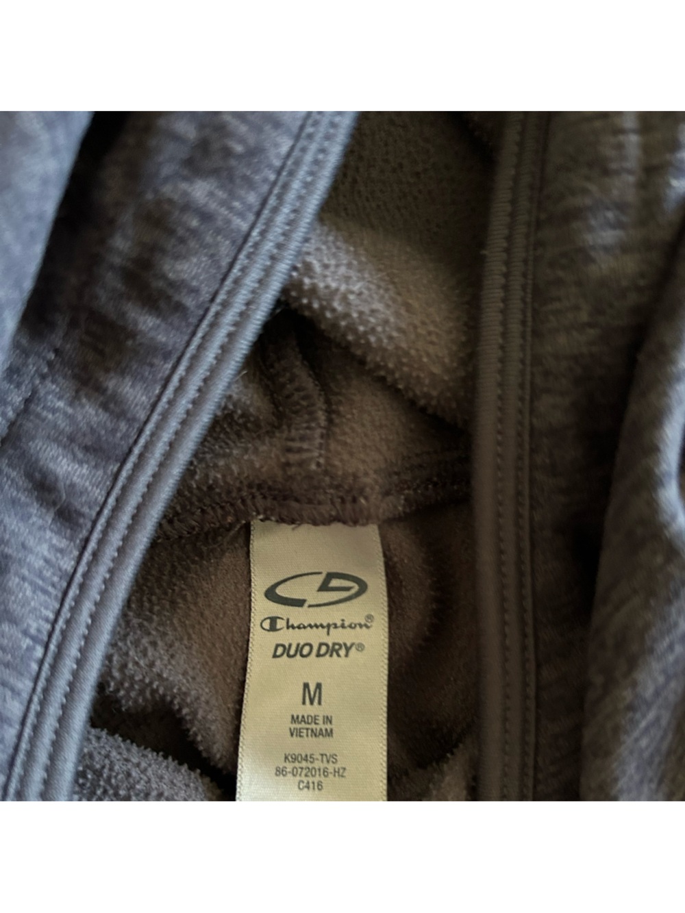 Champion Charcoal Gray Duo Dry Hoodie - Picture 2 of 3